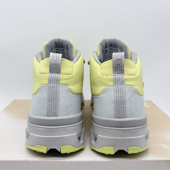 On Cloudtrax Waterproof Hiking Boot Sneaker Running Glacier/ Zest Womens US 8.5 - Picture 7 of 12